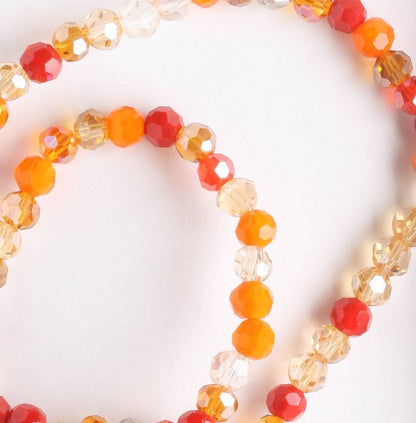 Chinese Crystal Rounds - 8" strand