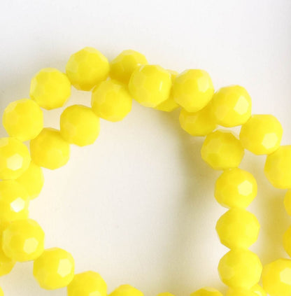 Chinese Crystal Rounds - 8" strand