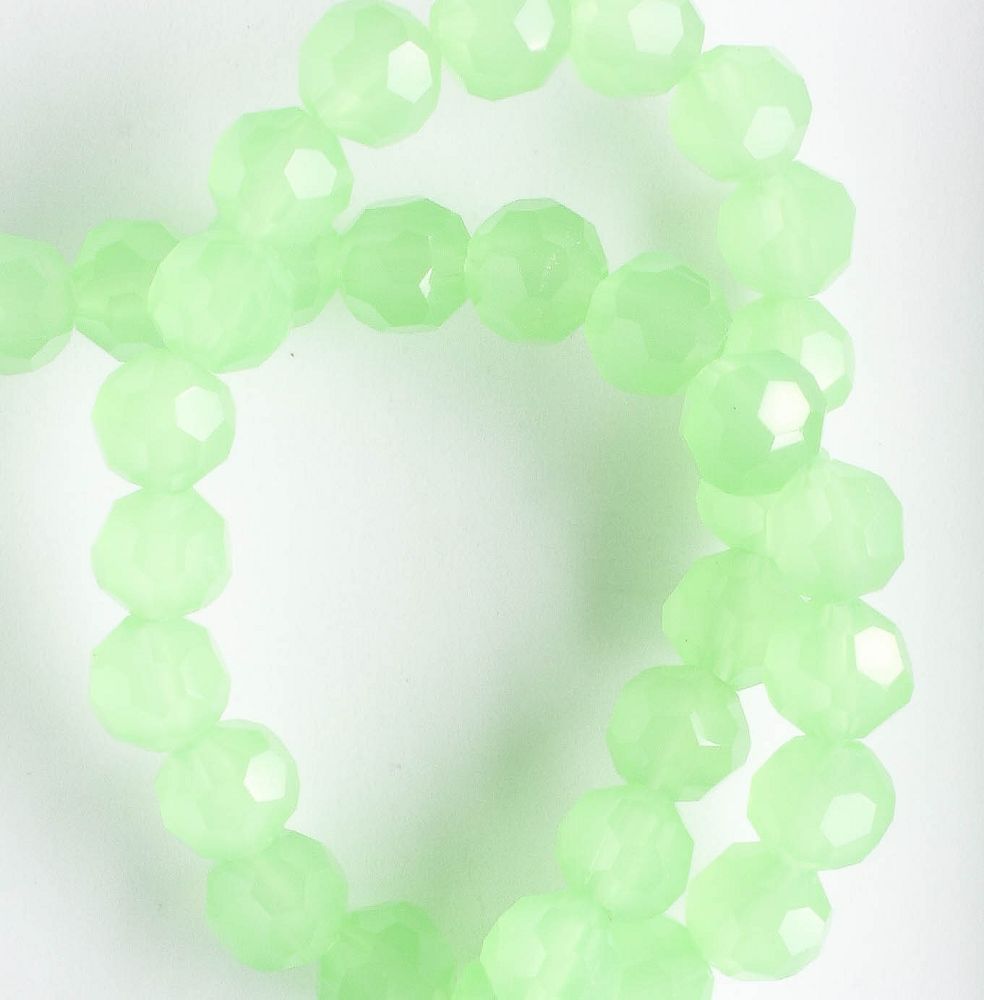 Chinese Crystal Rounds - 8" strand