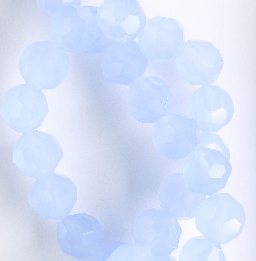 Chinese Crystal Rounds - 8" strand