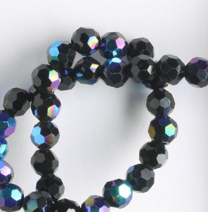 Chinese Crystal Rounds - 8" strand