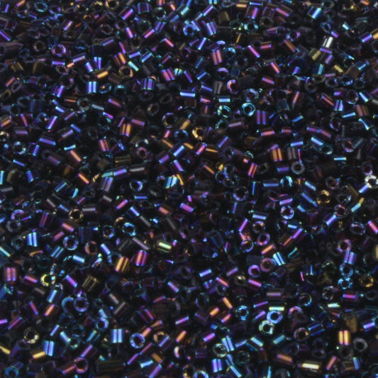 Tiny Purple Cut Beads - 10 grams