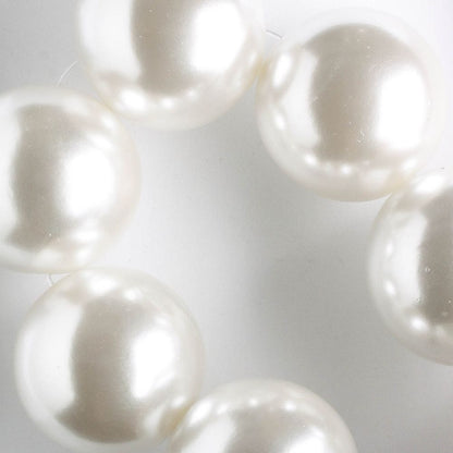 18mm Glass Pearls - 8" strand