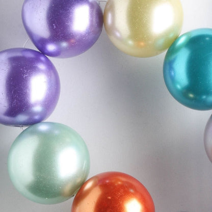 16mm Glass Pearls - 8" strand
