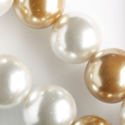 18mm Glass Pearls - 8" strand