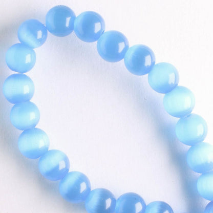 6mm Cat's Eye Glass - 8" strand