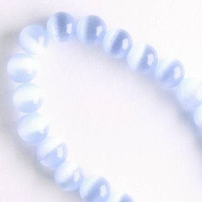 6mm Cat's Eye Glass - 8" strand