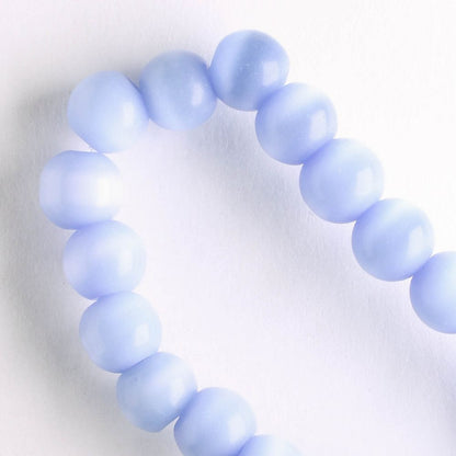 6mm Cat's Eye Glass - 8" strand