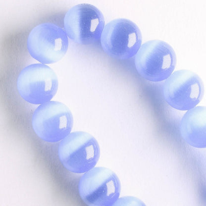 8mm Cat's Eye Glass - 8" strand