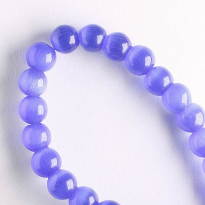 6mm Cat's Eye Glass - 8" strand