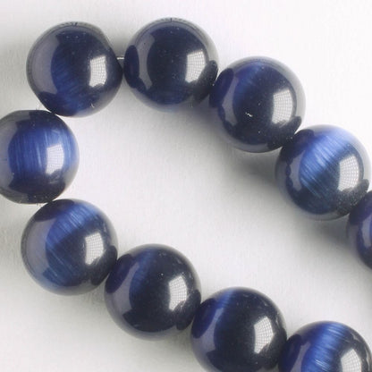 10mm Cat's Eye Glass - 8" strand