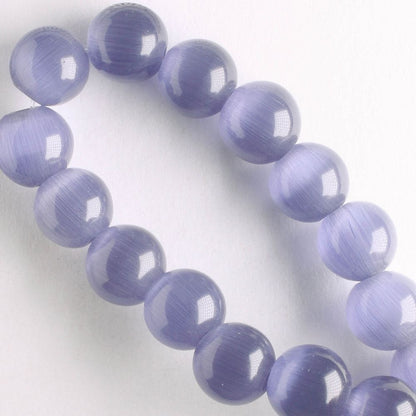 8mm Cat's Eye Glass - 8" strand