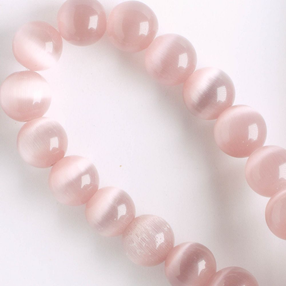 6mm Cat's Eye Glass - 8" strand