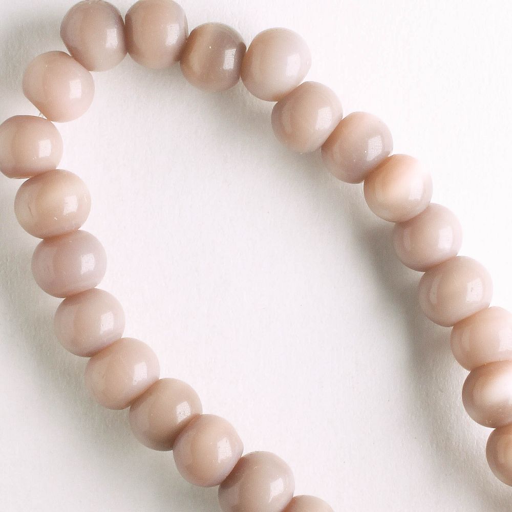 6mm Cat's Eye Glass - 8" strand