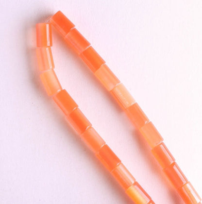 5mm x 4mm Cat's Eye Glass - 8" strand