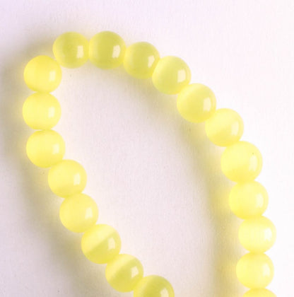 6mm Cat's Eye Glass - 8" strand