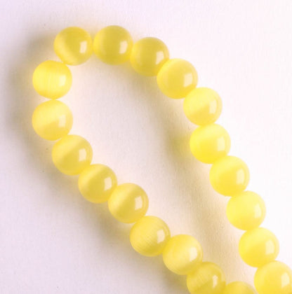 6mm Cat's Eye Glass - 8" strand