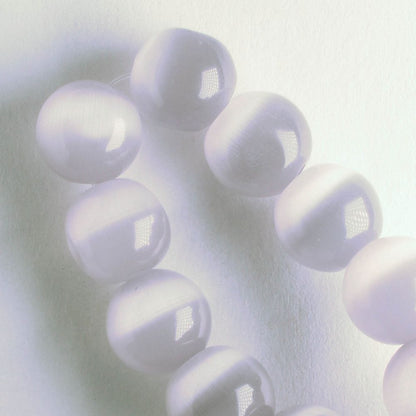 10mm Cat's Eye Glass - 8" strand