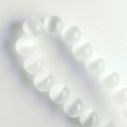 6mm Cat's Eye Glass - 8" strand