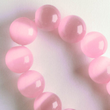 10mm Cat's Eye Glass - 8" strand