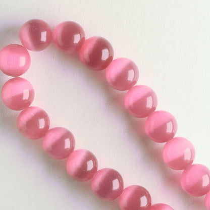 6mm Cat's Eye Glass - 8" strand