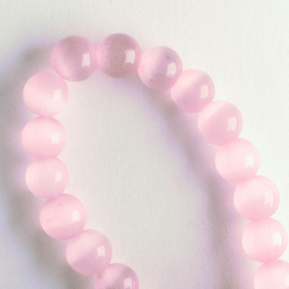 6mm Cat's Eye Glass - 8" strand