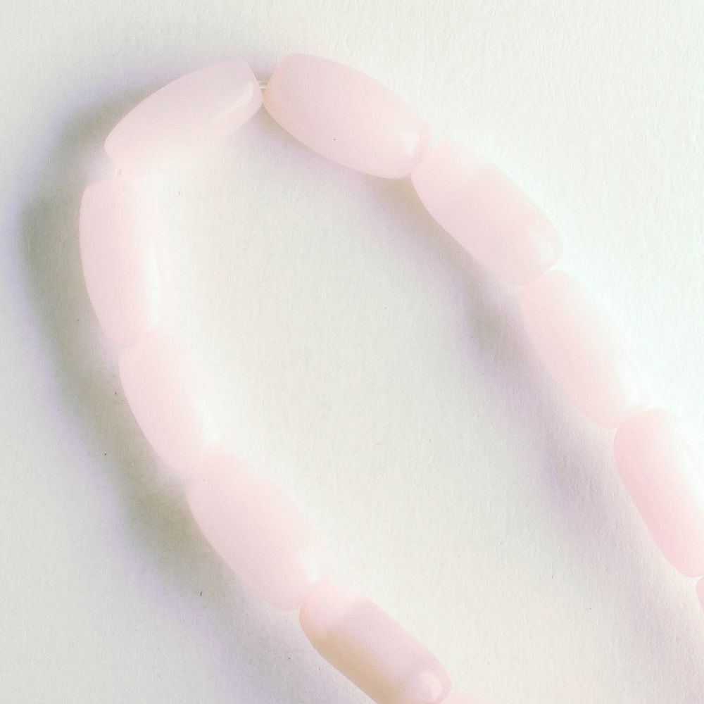 9mm x 5mm Cat's Eye Glass - 8" strand