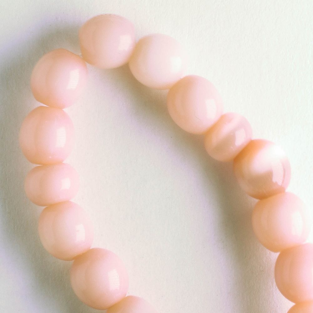 6mm Cat's Eye Glass - 8" strand