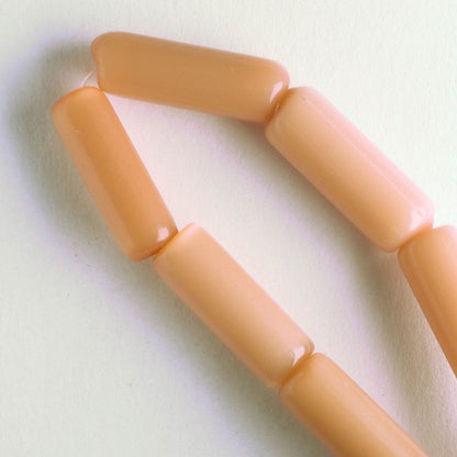 15mm x 6mm Cat's Eye Glass - 8" strand