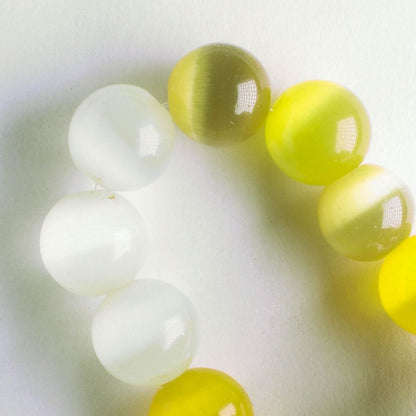 10mm Cat's Eye Glass - 8" strand