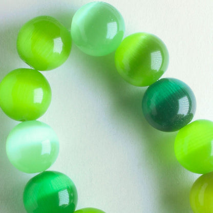 10mm Cat's Eye Glass - 8" strand