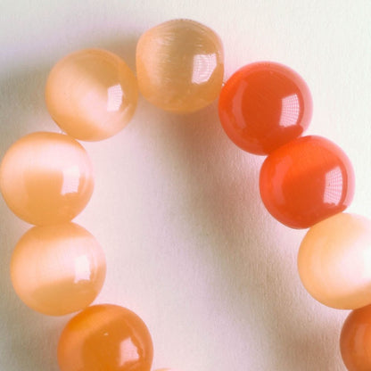 10mm Cat's Eye Glass - 8" strand