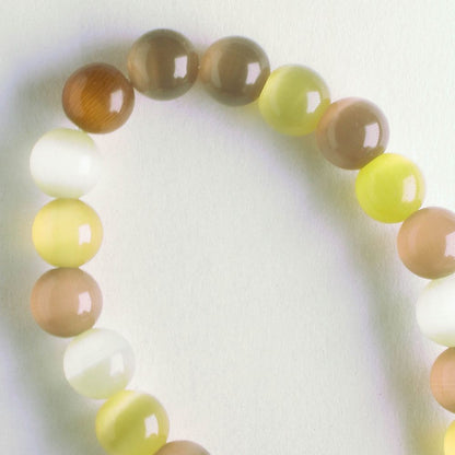 6mm Cat's Eye Glass - 8" strand