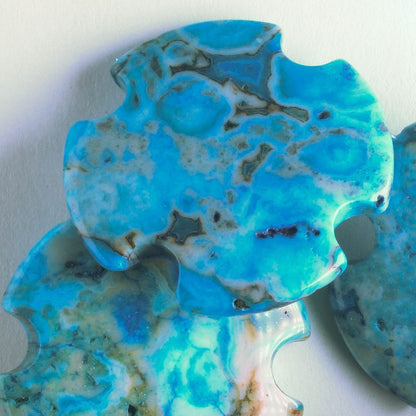 Crazy Lace Agate, Dyed - 8" strand