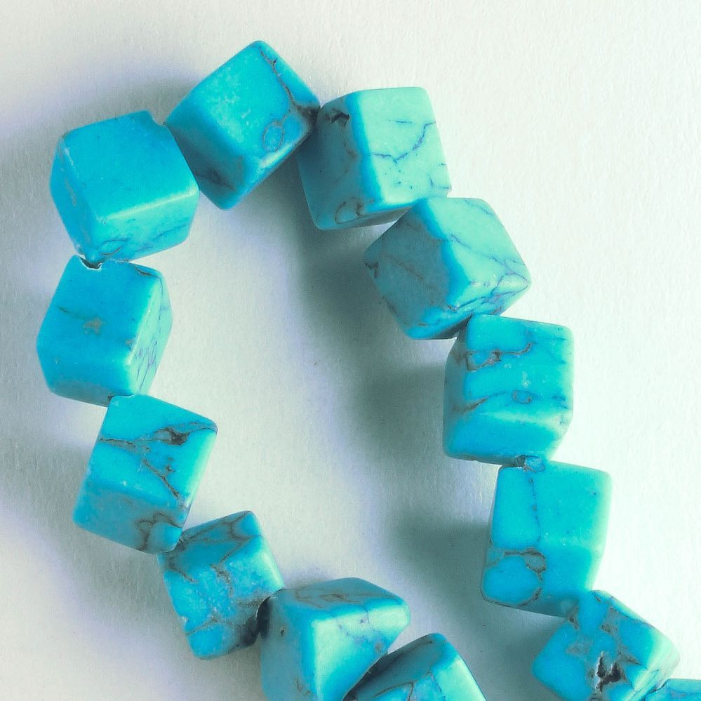 Imitation Turquoise - 8" strand