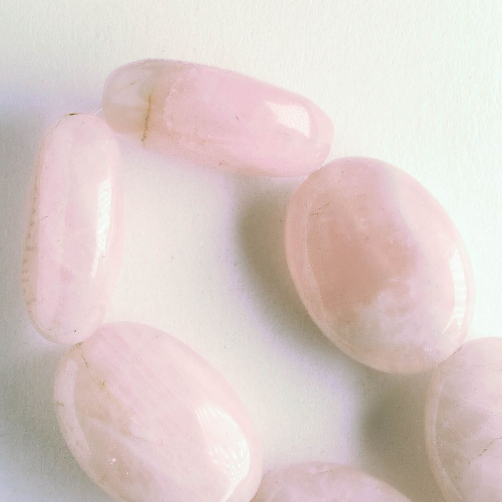 Rose Quartz - 8" strand