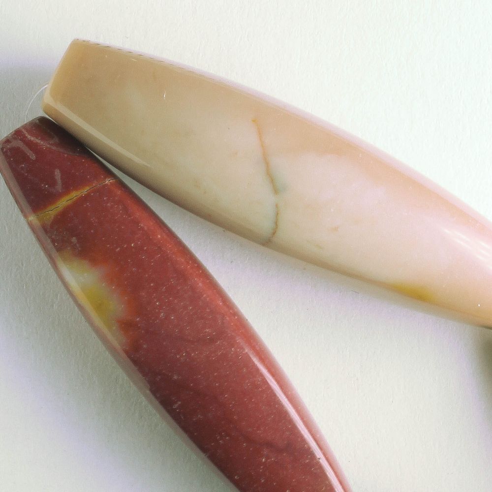 Moukaite Jasper - 8" strand