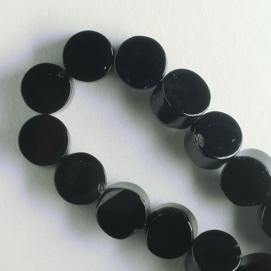 Black Agate - 8" strand