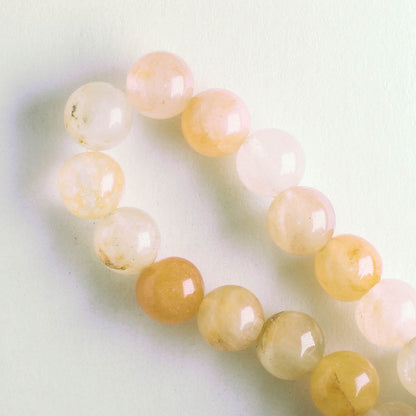 Golden Cream Quartz - 8" strand