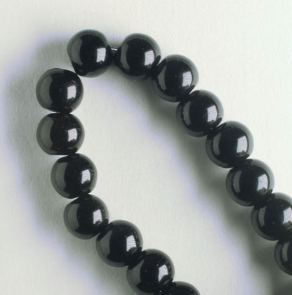 Black Obsidian - 8" strand