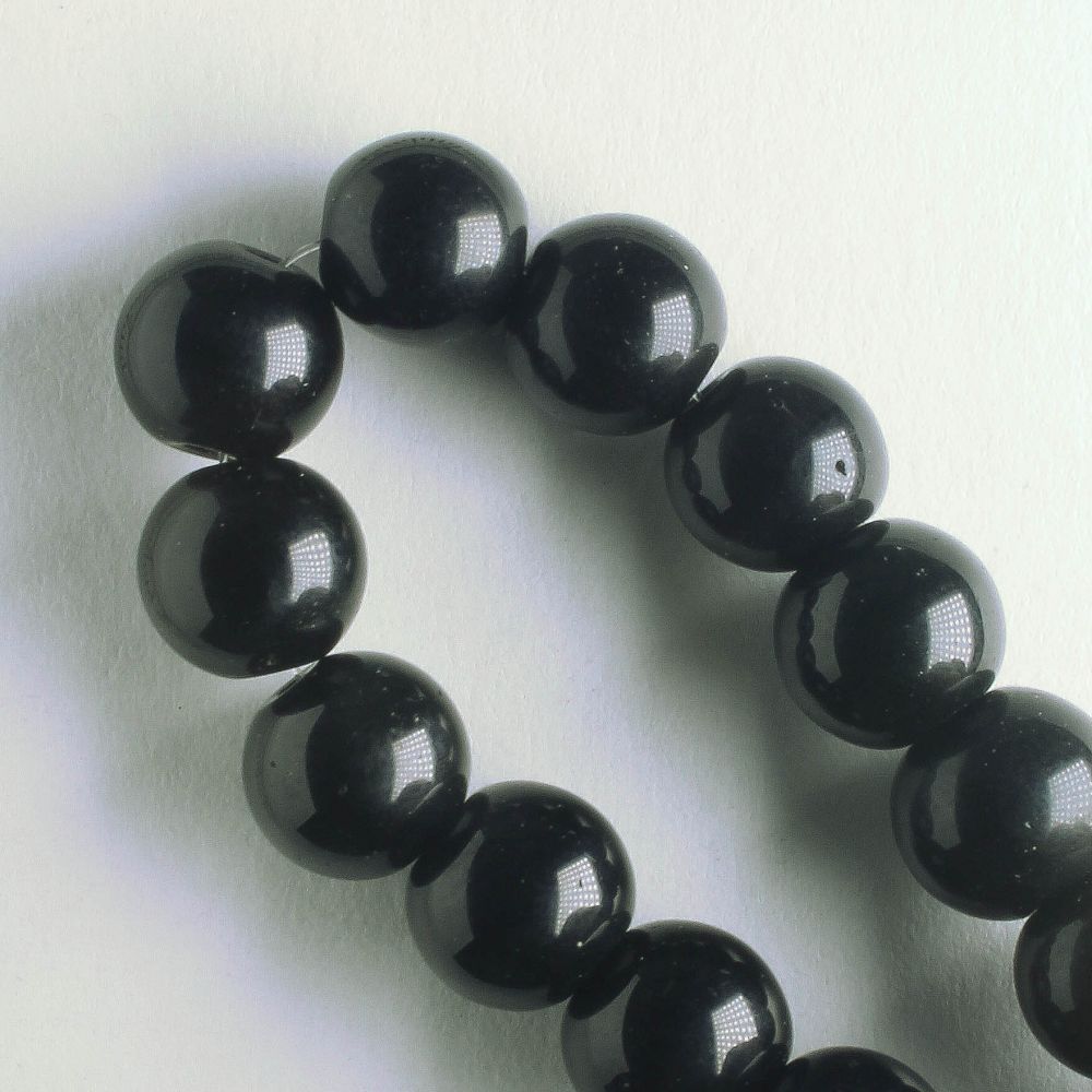 Black Obsidian - 8" strand