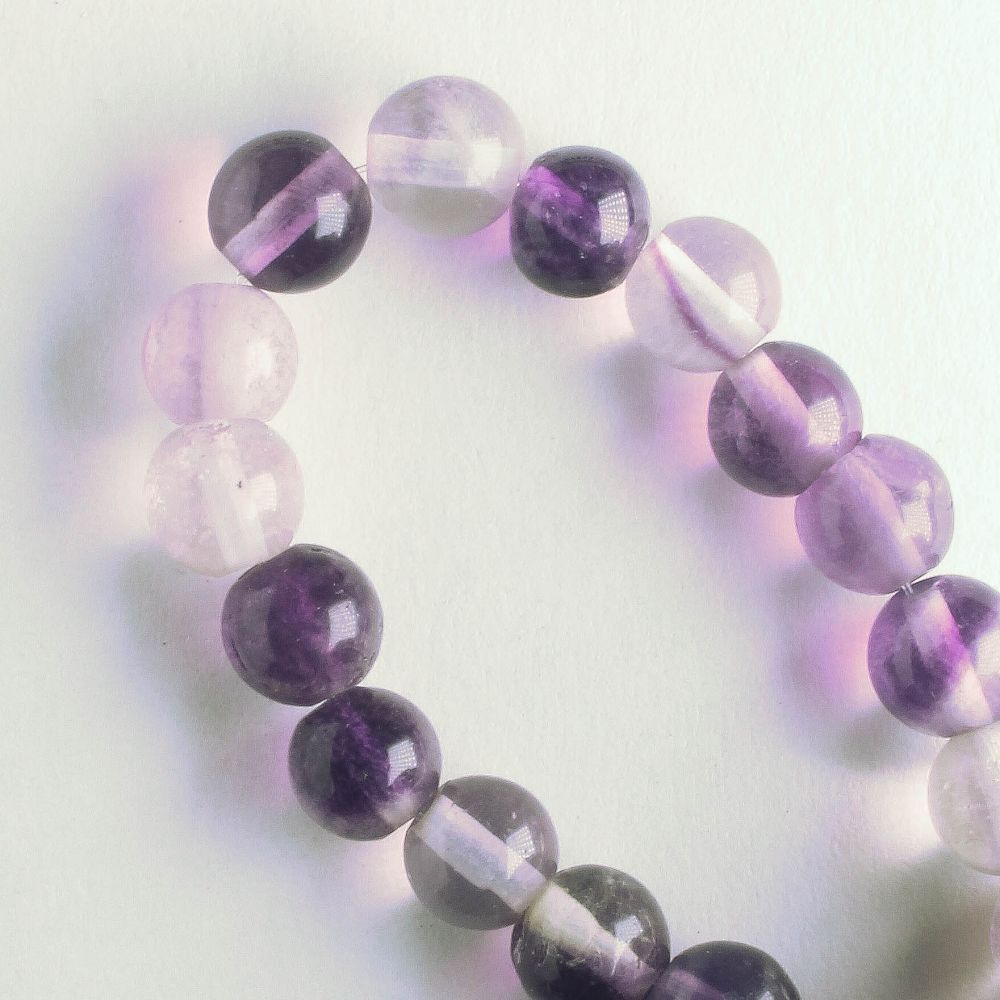 Rainbow Flourite - 8" strand