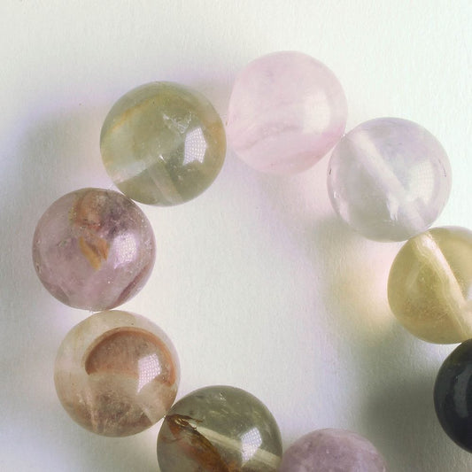 Rainbow Flourite - 8" strand