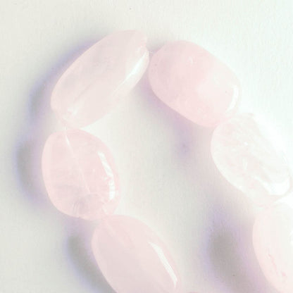 Rose Quartz - 8" strand