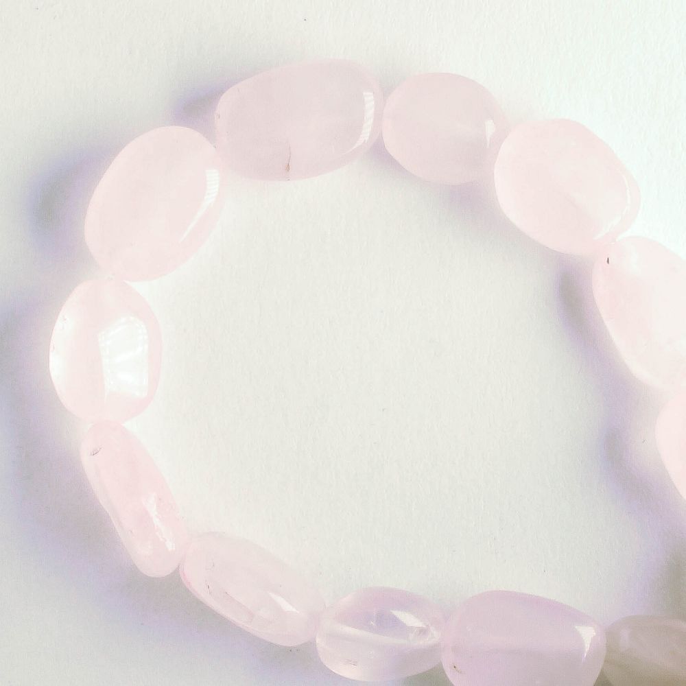 Rose Quartz - 8" strand