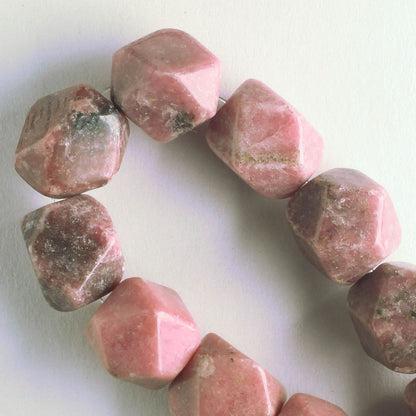 Rhodonite - 8" strand