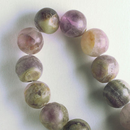 Rainbow Flourite - 8" strand