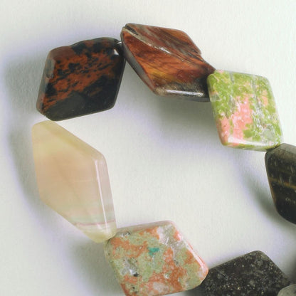 Stone Beads - 8" strand