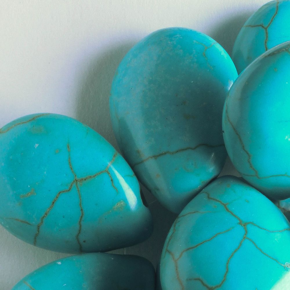 Imitation Turquoise - 8" strand