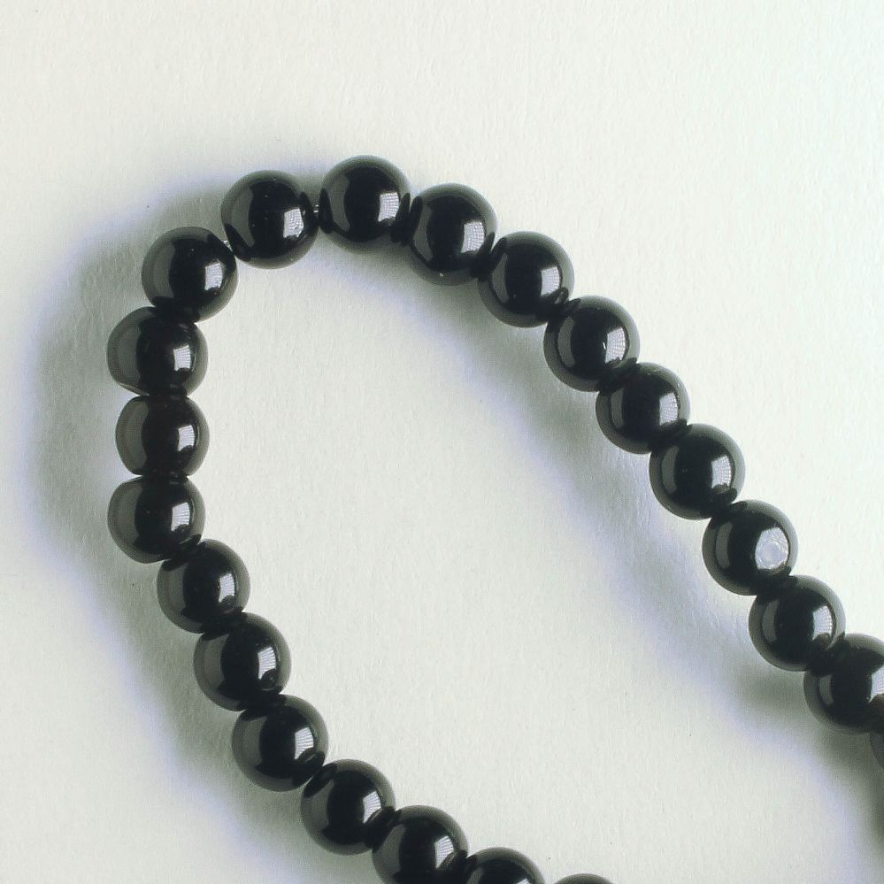 Black Obsidian - 8" strand